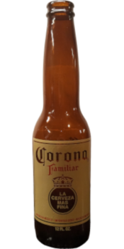 A bottle of Corona Familiar.