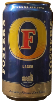 A can of Foster's Lager.