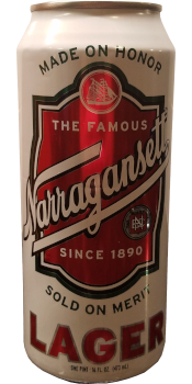 A can of Narragansett Lager.