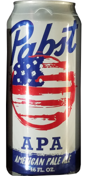 A can of Pabst American Pale Ale.